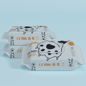 Vente en gros pour le toilettage des chiens blanchissant les dents des doigts lingettes pour animaux de compagnie de marque privée lingettes pour les yeux pour animaux de compagnie écologique nourriture pour animaux de compagnie BR nettoyage - Product Image 2