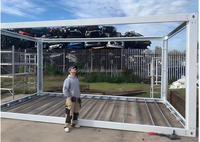 Maison conteneur modulaire démontable préfabriquée à montage rapide pour dortoir temporaire extérieur et salle de séjour de chantier