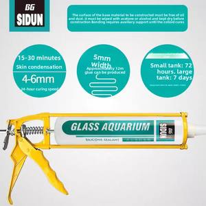 Sidun Adhésif Séchage Rapide Acide Étanche À La Moisissure Ston Fish Tank <span class=keywords><strong>Silicone</strong></span> <span class=keywords><strong>Spécial</strong></span> pour <span class=keywords><strong>Aquarium</strong></span> De Construction - Product Image 4