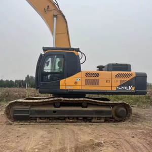 Excavadora de Orugas Hyundai 520LVS de Segunda Mano, 50 Toneladas, con Sistema Hidráulico, PLC y Motor Potentes - Product Image 1