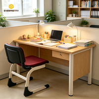 Meubles scolaires OEM ODM en gros, ensemble de chaise et bureau de bureau en bois ergonomique avec pieds en fer robustes pour enseignants