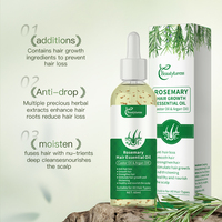 Huile de croissance capillaire OEM haute performance au ginseng, sérum nourrissant pour le cuir chevelu anti-chute et réparateur, pour des cheveux plus épais et plus volumineux