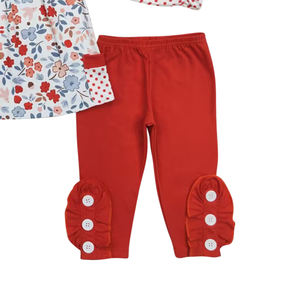 ชุดเสื้อผ้าพิมพ์ลายเสือดาวสีชมพูสำหรับเด็กผู้หญิงชุดเสื้อผ้าชุดนอนแขนยาวสำหรับเด็กวัยหัดเดิน - Product Image 6