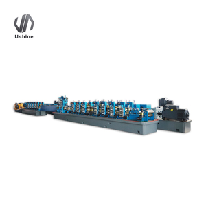 Machine de fabrication de tuyaux haute fréquence Ushine, Ligne de production de tubes ERW, Ligne de production de tuyaux en acier galvanisé, Pompe à moteur, Haute productivité - Product Image 1