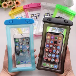 Top Selling Promotion Item PVC Transparent Mobile Phone Bags Outdoor Swimming Mobile Phone Waterproof Bag With Touchscreen