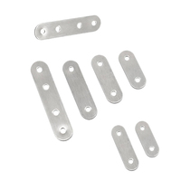 Fabricant de Dongguan – Plaque de fixation d'angle plate à 2 trous en acier inoxydable, connecteur métallique pour meubles, support personnalisé