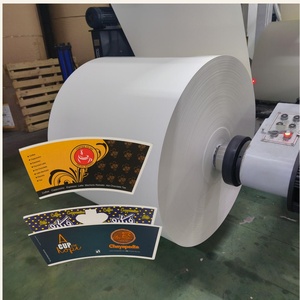 Duy nhất PE tráng nhiều lớp cho nguyên cuộn không thấm nước trắng đồ uống in Offset giấy đặc biệt cho cà phê và nước trái cây ly - Product Image 6