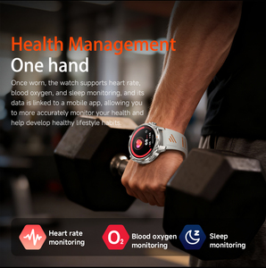 Reloj Inteligente Deportivo HT45 IP68 Resistente al Agua con Brújula, Linterna, Monitor de Actividad Física, Pulsera Inteligente de 1100 mAh para Aventuras al Aire Libre - Product Image 5