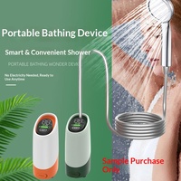 Appareil de douche électrique portable et pratique pour une utilisation en extérieur et en dortoir - Taille unique