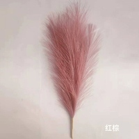 Tanaman palsu buatan tangan, bunga pernikahan dekorasi rumah Pampas Reed tanaman buatan 45 cm sutra buatan Hari Valentine Natal
