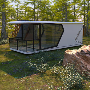 Casa de cápsula móvil Modular de lujo moderna fácil de mover de 20 pies, casa para acampar, alojamiento para acampar - Product Image 3