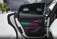 Kit d'éclairage LED intérieur pour Porsche Taycan 2019-2024, éclairage ambiant Symphony, garnitures de panneaux de porte colorées, amélioration de l'éclairage intérieur de la voiture