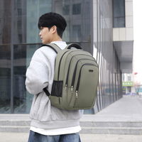 Tas Ransel USB Multi Layer Pocket Double Handled yang Kokoh dan Tahan Aus
