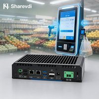 Terminal de Autoservicio con Mini PC Integrado I3 I5 I7 8va Gen. 8130U Doble Núcleo 2*LAN 2*COM RS232/485 12-24V DC Sistema Operativo Win10/11 Controlador Linux
