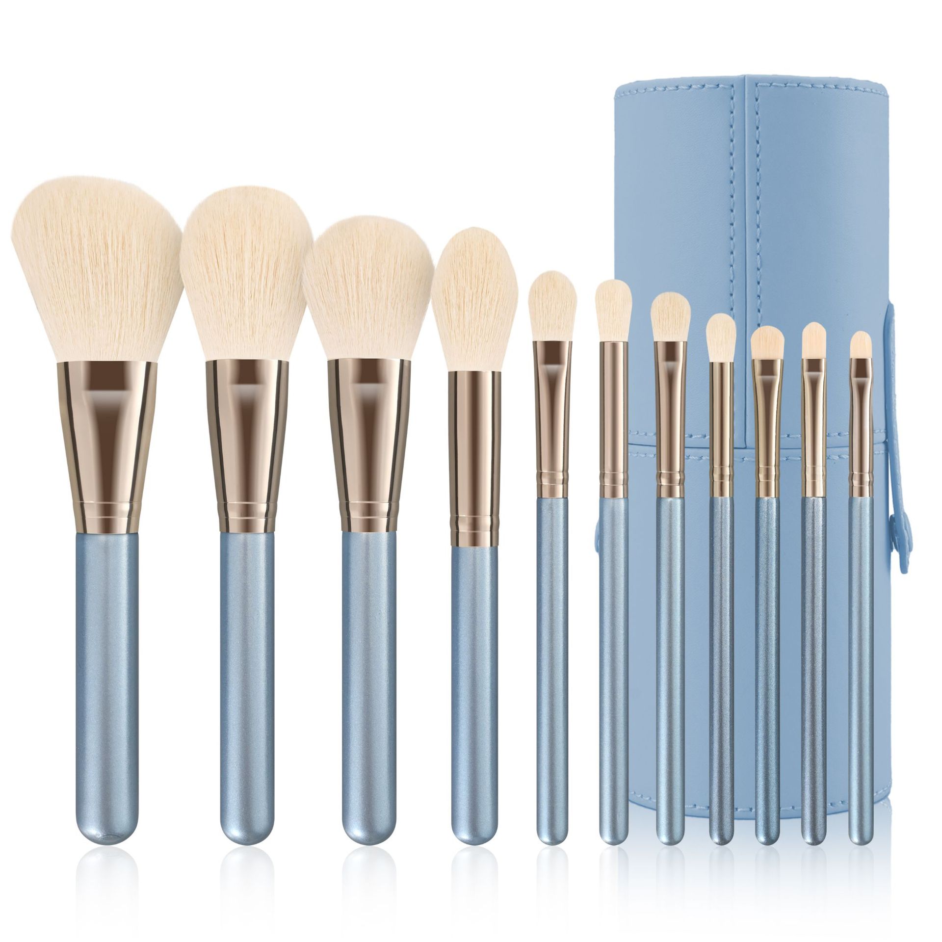 11 ensembles de pinceaux White Phoenix avec seaux bleus