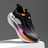 Sepatu Sneakers Mesh Desainer Retro Terbaik 2026, Sepatu Lari Anti Selip Sol Nyaman, Sepatu Jalan Santai Pria Warna-warni Bernapas