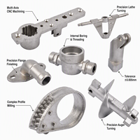 Pièces de fonderie métallique personnalisées OEM, composants d'ingénierie de précision avec production par usinage CNC