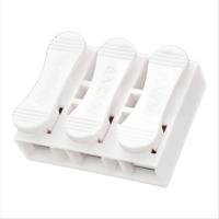 Connecteur à raccord rapide autobloquant CH-3(6A) 3 entrées 6 sorties, conception à pression pour installations de plafonniers LED et de lampes à panneau