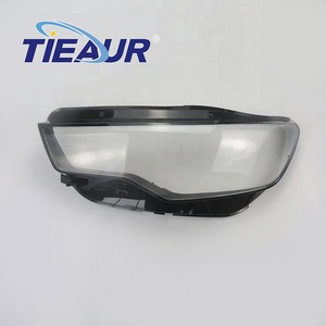 TIEAUR bordino nero trasparente in plastica lampada frontale <span class=keywords><strong>faro</strong></span> <span class=keywords><strong>faro</strong></span> anteriore copertura vecchio stile per A6/C7 2011-anno 2014 - Product Image 1