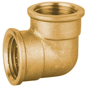 Gomito in ottone giallo per impieghi gravosi IBP 2 per impianti idraulici - Product Image 1