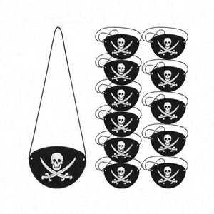 Gorro de Capitán Pirata de Fieltro 2026, Parche de Ojo Pirata para Disfraces de Fiesta Pirata, Máscara de Ojo Clásica para Niños - Product Image 2