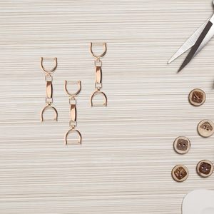 Pcs Gold Metal D Ring Buckles <b>Purse</b> Strap Hardware Adjustable Handbag Clasp Hooks DIY Bag Decorative Fasteners For Craft Sewing - Product Image 4