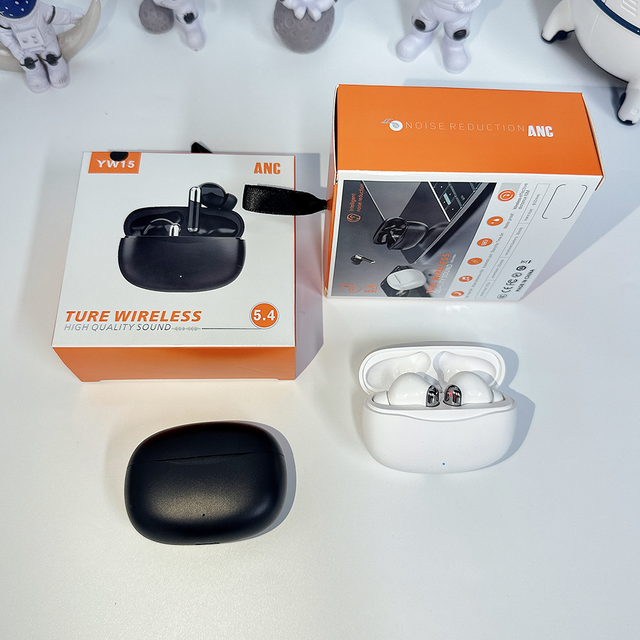 Newest Original YW15 TWS Bt Earphones Wireless Noise Cancelling In-Ear Headphones Touch Control Earphones