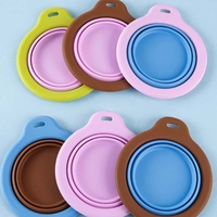 Nouveau modèle – Bol portable et pliable en silicone de qualité alimentaire, personnalisable, pour boire et manger en extérieur (vente en gros)