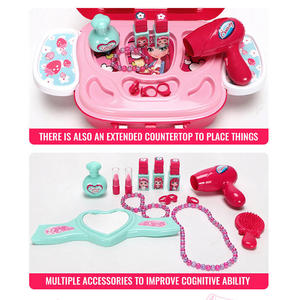 Juego de Maletas de Belleza para Niñas, Juguetes de Imitación, Accesorios de Maquillaje, Cosméticos Infantiles, Juguetes Educativos - Product Image 6