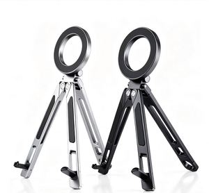 Soporte Magnético para Teléfono X323, Soporte Plegable de Aluminio Ajustable en Múltiples Ángulos con Mosquetón para Teléfono Inteligente y Tablet - Product Image 3
