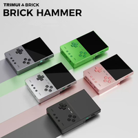 Consola de Juegos Portátil Trimui Brick Hammer, Pantalla de 3.2 Pulgadas, Sistema Linux, Maquinaria de Precisión CNC, Cuerpo Totalmente Metálico, Juegos con Wi-Fi