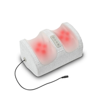 Masseur électrique pour les pieds Shiatsu, machine à rouler en profondeur, chaleur, massage des tissus, massage des pieds et des mollets, favorise la circulation sanguine, massage plantaire