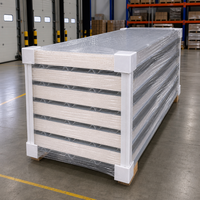 Panel Sandwich Atap/Dinding Busa EPS Logam Modern 50mm Tahan Air & Api Ramah Lingkungan untuk Rangka Baja Gudang