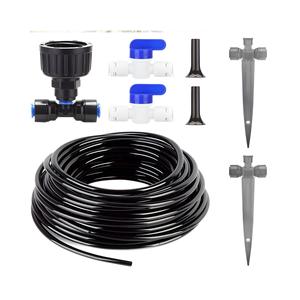 Kit de Riego por Goteo de Conexión Rápida, 15M, Tubería de 1/2 Pulgada, Riego Automático, Pulverización, Enfriamiento, Uso en Invernaderos y Jardines - Product Image 2