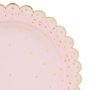 Party Supplies <b>Disposal</b> Paper <b>Plate</b> Pack 7 Inches FOIL Theme - Product Image 3