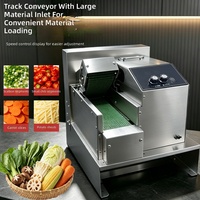 Machine à couper les légumes automatique commerciale, trancheuse, hachoir et râpeuse électrique multifonctionnelle pour restaurant