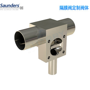 วาล์วไดอะแฟรม Saunders 316L ASTM A-479 DN8 ถึง DN150 แบบใช้ลมควบคุมด้วยมือ สำหรับระบบไบโอรีแอกเตอร์ - Product Image 3