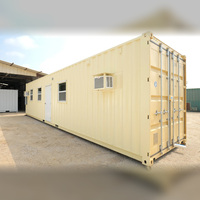 Conteneur ISO modifié sur mesure de 40 pieds, groupe électrogène, équipement extérieur étanche, installation pour bureau, atelier, salle de bain, salle de sport