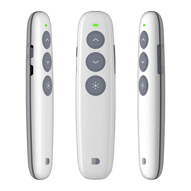 Red-Light Page-Flip PPT Laser Remote Control Rechargeable Wireless Electronic Pointer Pen Presenter