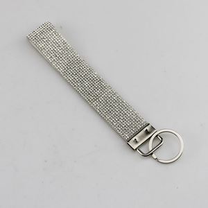 New Design Hot Rhinestones Diamond Bling Crystal Wrist Strap Shiny Supplies <b>Key</b> <b>Chain</b> Bag Pendants - Product Image 4