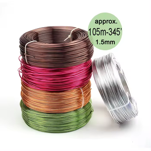 0,5mm 1mm 1,5mm 5M colorido <span class=keywords><strong>aluminio</strong></span> suave Diy fabricación <span class=keywords><strong>de</strong></span> joyas artesanía <span class=keywords><strong>alambre</strong></span> artesanía <span class=keywords><strong>aluminio</strong></span> <span class=keywords><strong>anodizado</strong></span> bonsái <span class=keywords><strong>alambre</strong></span> <span class=keywords><strong>para</strong></span> artesanías - Product Image 1