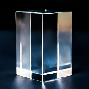 Bloc de cristal K9 transparent de qualité supérieure pour gravure, en forme de cube, pour presse-papiers, vente en gros Small Bridge Crystal - Product Image 3