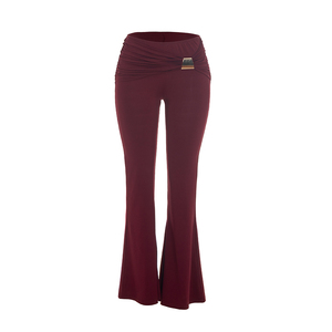 Viviblook D26ST215 Women Casual <b>Set</b> Metal Single Shoulder <b>Sexy</b> Sleeveless Asymmetrical Vest Top Flared Pants Two Piece <b>Set</b> - Product Image 6