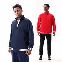 Collection Automne-Hiver 2022 : Survêtements unisexes zippés, coupe courte, en tissu éponge de haute qualité, pour femmes, fabriqués sur mesure par le fabricant.