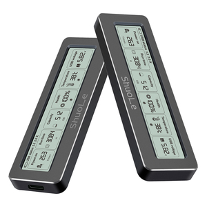 OEM 10gbps M.2 NVMe PCIe nhôm HDD trường hợp M2 SATA Loại C SSD bao vây Màn hình LCD lớn 4TB ổ cứng bao vây đĩa cứng trường hợp - Product Image 1