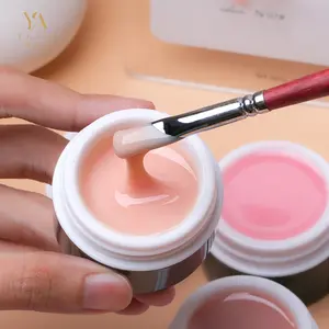 Einweichen Gebäude verlängerung UV-Gel für Nagel form schnelle Verlängerung Poly Gel hochviskose Nagel Basis lack Gel politur benutzer definierte Farbe