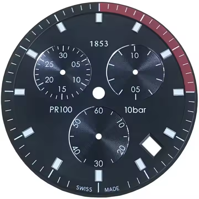 Accessories Logo Applied Index Watches Face Mechanical Watch Case Parts Customized Brass Watch Dial in Stock