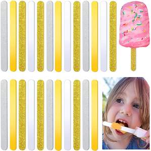 Palitos de <span class=keywords><strong>paleta</strong></span> con purpurina, palitos de helado acrílicos reutilizables, palitos de pastel de caramelo para molde de helado Cakesicle - Product Image 4