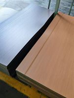 Revêtement de porte en mélamine de haute qualité, design moderne, panneaux en MDF imitation bois, imperméable, épaisseur 3,5 mm, vente directe d'usine, chambre à coucher, hôtel