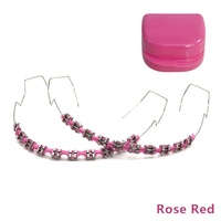 Chaîne décorative amovible pour bracket dentaire YL couleur unie, modèle orthodontique tendance, accessoire buccal manuel DIY pour appareil dentaire